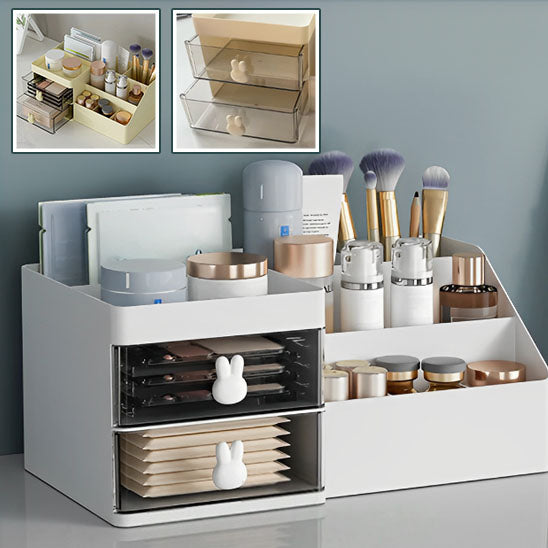 Organiseur de bureau  en plastique Rose